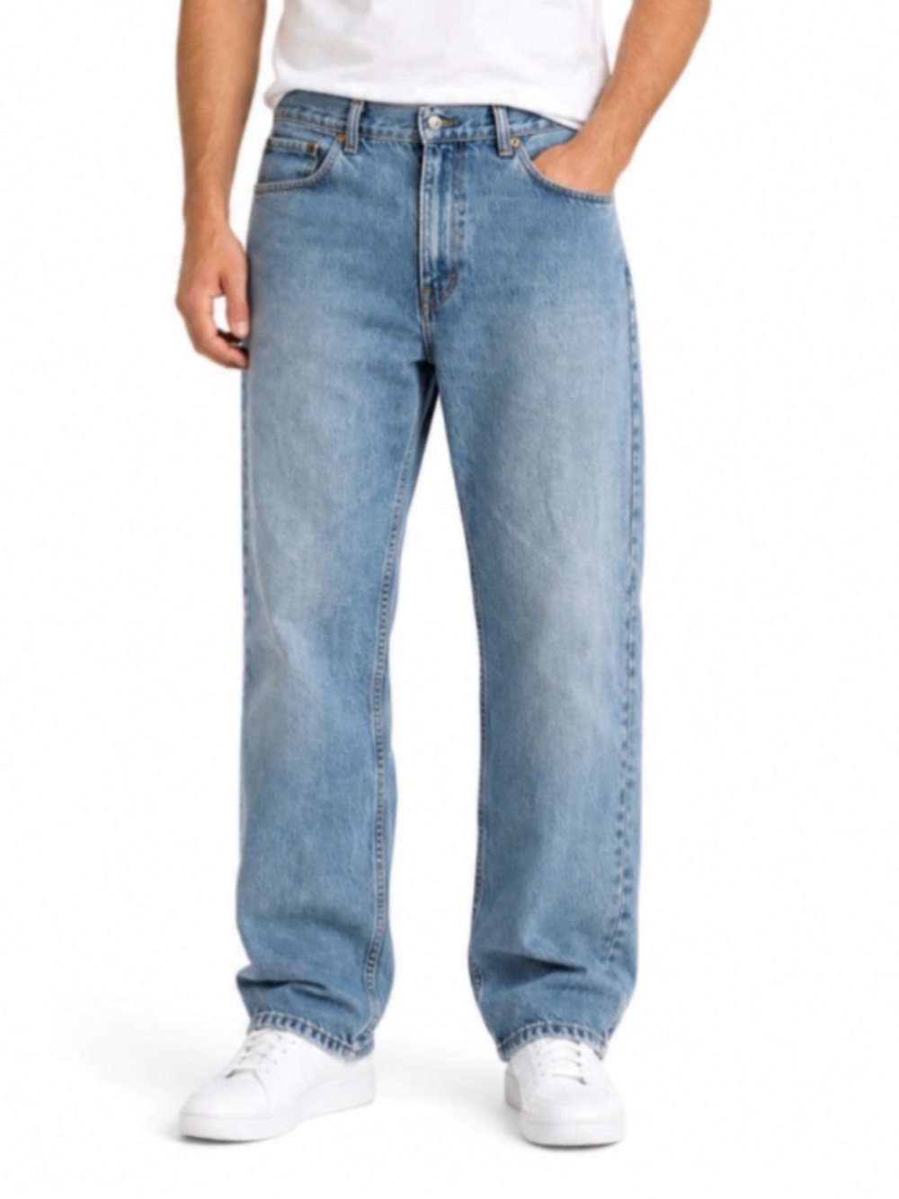 Levi’s 505 Regular Fit Jeans Men’s 36x32 Straight Leg Light Wash Denim